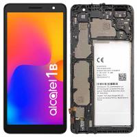 TOUCH SCREEN DISPLAY PER ALCATEL 1B 2020 5031G CON FRAME NERO