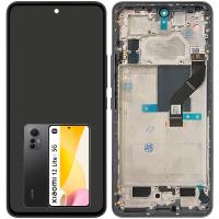 TOUCH SCREEN DISPLAY PER XIAOMI 12 LITE CON FRAME NERO