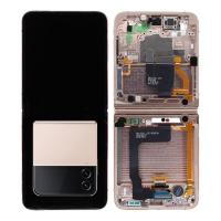 TOUCH SCREEN DISPLAY ORIGINALE PER SAMSUNG GALAXY Z FLIP 4 F721 PINK GOLD