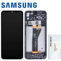 TOUCH SCREEN DISPLAY ORIGINALE PER SAMSUNG GALAXY A145F NO EU CON FRAME