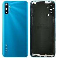 COPRIBATTERIA BACK COVER PER REALME C3 BLU