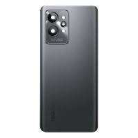 COPRIBATTERIA BACK COVER PER REALME GT 2 PRO CON VETRO FOTOCAMERA NERO SERVICE PACK