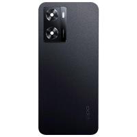 COPRIBATTERIA BACK COVER PER OPPO A57 4G CPH2387 CON VETRO FOTOCAMERA NERO