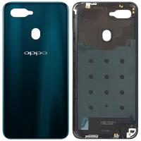 COPRIBATTERIA BACK COVER PER OPPO AX7 CON FRAME BLU