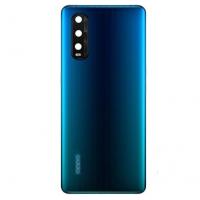 COPRIBATTERIA BACK COVER PER OPPO FIND X2 CON VETRO FOTOCAMERA BLU