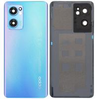 COPRIBATTERIA BACK COVER PER OPPO FIND X5 LITE / RENO 7 5G CON VETRO FOTOCAMERA BLU