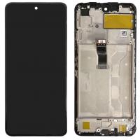 TOUCH SCREEN DISPLAY PER HUAWEI P SMART 2021 PPA-LX2 CON FRAME NERO