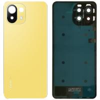 COPRIBATTERIA BACK COVER ORIGINAL PER XIAOMI MI 11 LITE 5G CON VETRO FOTOCAMERA GIALLO