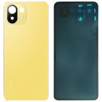 COPRIBATTERIA BACK COVER PER XIAOMI MI 11 LITE 5G CON VETRO FOTOCAMERA GIALLO