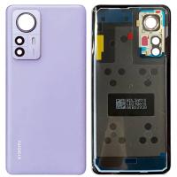 COPRIBATTERIA BACK COVER PER XIAOMI MI 12X CON VETRO FOTOCAMERA VIOLA