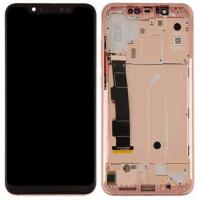 TOUCH SCREEN DISPLAY PER XIAOMI MI 8 CON FRAME PINK