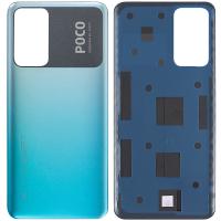 COPRIBATTERIA BACK COVER ORIGINAL PER XIAOMI POCO M4 PRO 5G BLU