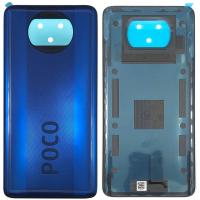 COPRIBATTERIA BACK COVER ORIGINAL PER XIAOMI POCO X3 PRO BLU