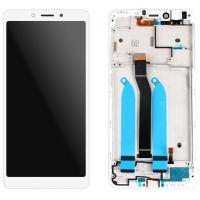 TOUCH SCREEN DISPLAY PER XIAOMI REDMI 6 / 6A CON FRAME BIANCO