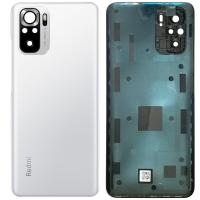 COPRIBATTERIA BACK COVER PER XIAOMI REDMI NOTE 10S CON VETRO FOTOCAMERA BIANCO