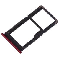 CARRELLO SIM TRAY PER XIAOMI REDMI NOTE 7 ROSSO