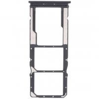 CARRELLO SIM TRAY PER XIAOMI REDMI NOTE 9S / 9 PRO NERO