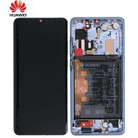 TOUCH SCREEN DISPLAY ORIGINALE PER HUAWEI P30 PRO CON FRAME E BATTERIA BREATHING CRYSTAL SERVICE PACK