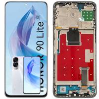TOUCH SCREEN DISPLAY PER HUAWEI HONOR 90 LITE (CRT-NX1) X8A ORIGINAL CON FRAME BIANCO