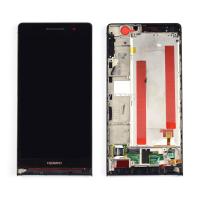 TOUCH SCREEN DISPLAY PER HUAWEI P6 CON FRAME NERO