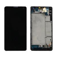 TOUCH SCREEN DISPLAY PER HUAWEI ASCEND G740 HONOR 3C CON FRAME NERO