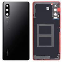 COPRIBATTERIA BACK COVER PER HUAWEI P30 ORIGINAL NERO