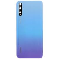 COPRIBATTERIA BACK COVER PER HUAWEI P SMART S AQM-LX1 ORIGINAL CON VETRO FOTOCAMERA BLU