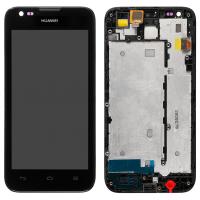 TOUCH SCREEN DISPLAY PER HUAWEI Y550 ORIGINAL CON FRAME NERO