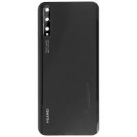 COPRIBATTERIA BACK COVER PER HUAWEI P SMART S AQM-LX1 ORIGINAL CON VETRO FOTOCAMERA NERO