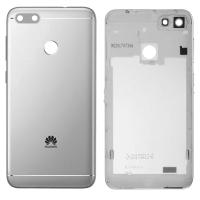 COPRIBATTERIA BACK COVER PER HUAWEI Y6 PRO 2017 ORIGINAL SILVER