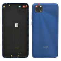 COPRIBATTERIA BACK COVER PER HUAWEI Y5P 2020 ORIGINAL BLU