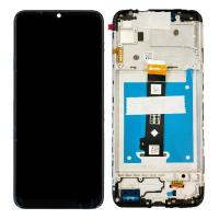 TOUCH SCREEN DISPLAY ORIGINALE SERVICE PACK PER MOTOROLA MOTO E20 XT2155-3 CON FRAME NERO