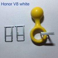 CARRELLO SIM TRAY PER HUAWEI HONOR V8 BIANCO