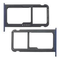 CARRELLO SIM TRAY PER HUAWEI P8 LITE 2017 BLU