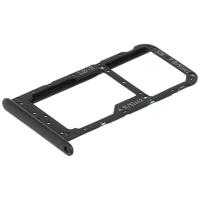 CARRELLO SIM TRAY PER HUAWEI HONOR 9 NERO