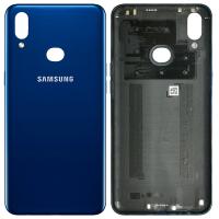 COPRIBATTERIA BACK COVER PER SAMSUNG GALAXY A10S 2019 A107 BLU ORIGINALE