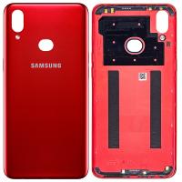 COPRIBATTERIA BACK COVER PER SAMSUNG GALAXY A10S 2019 A107 ROSSO ORIGINALE
