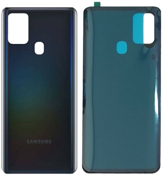 COPRIBATTERIA BACK COVER PER SAMSUNG GALAXY A21S A217 NERO ORIGINALE