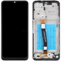 TOUCH SCREEN DISPLAY PER SAMSUNG GALAXY A22 5G A226 CON FRAME NERO ASSEMBLATO