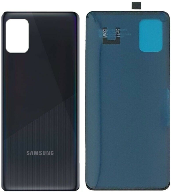 COPRIBATTERIA BACK COVER PER SAMSUNG GALAXY A41 A415 ORIGINALE NERO