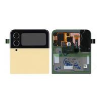 COPRIBATTERIA BACK COVER PER SAMSUNG GALAXY Z FLIP 4 F721 CON LCD GIALLO SERVICE PACK