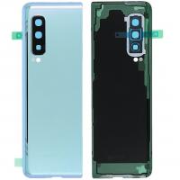 COPRIBATTERIA BACK COVER PER SAMSUNG GALAXY FOLD F900 SILVER ORIGINALE