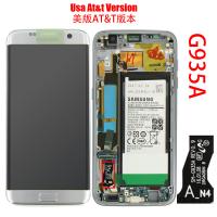 TOUCH SCREEN DISPLAY PER SAMSUNG GALAXY G935 (USA AT&amp;T) CON BATTERIA SILVER SERVICE PACK