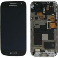 TOUCH SCREEN DISPLAY PER SAMSUNG GALAXY S4 MINI i9195 CON FRAME NERO ORIGINALE SERVICE PACK