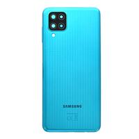 COPRIBATTERIA BACK COVER PER SAMSUNG GALAXY M12 2021 M127 CON VETRO FOTOCAMERA VERDE ORIGINALE