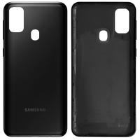 COPRIBATTERIA BACK COVER PER SAMSUNG GALAXY M21 M215 NERO ORIGINALE