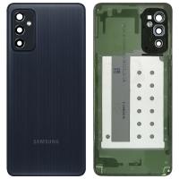 COPRIBATTERIA BACK COVER PER SAMSUNG GALAXY M52 5G M526 CON VETRO FOTOCAMERA NERO ORIGINALE