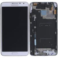 TOUCH SCREEN DISPLAY PER SAMSUNG GALAXY NOTE 3 NEO N7505 RIGENERATO BIANCO