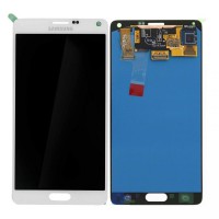 TOUCH SCREEN DISPLAY PER USATO SAMSUNG GALAXY NOTE 4 N910 BIANCO ORIGINALE SERVICE PACK