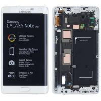 TOUCH SCREEN DISPLAY PER SAMSUNG GALAXY NOTE EDGE N915 CON FRAME BIANCO